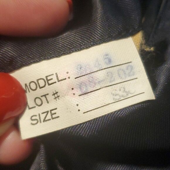 Long men's wool coat. Vintage john Hammaker S38 - Picture 7 of 7